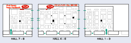 展示ブース位置図